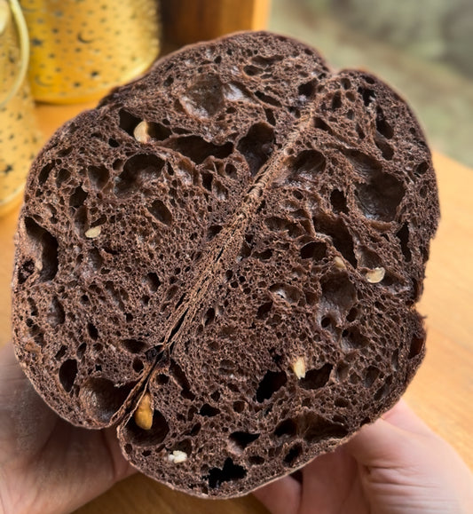 عجينة مخمرة عضوية بنكهة الموكا